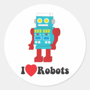 私はロボットを愛します! ラウンドシール