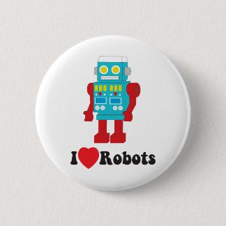 私はロボットを愛します! 缶バッジ