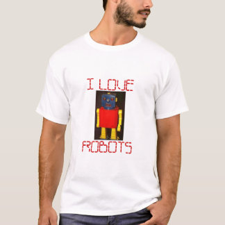 私はロボットを愛します Tシャツ