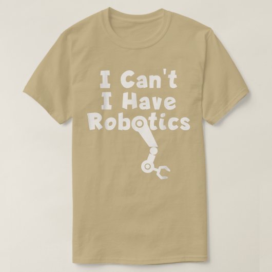 私はロボットを持っていない Tシャツ (デザイン正面)