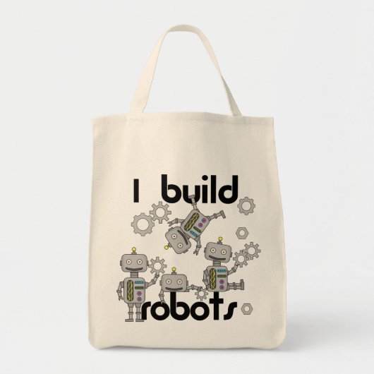 私はロボットを造ります トートバッグ (正面)