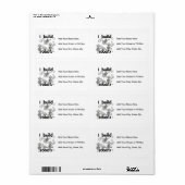 私はロボットを造ります ラベル (フルシート)