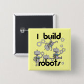私はロボットを造ります 缶バッジ (正面&裏面)