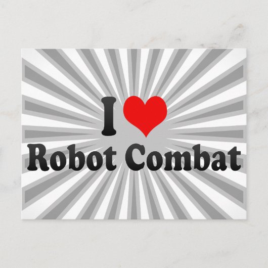 私はロボット戦が大好き ポストカード (正面)