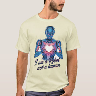 私はロボット絵を描のTシャツだ Tシャツ