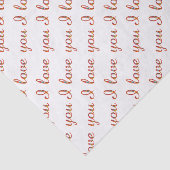 私はロマンチックなタイポグラフィのバレンタイン愛します 薄葉紙 (詳細)