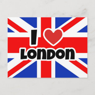 私はロンドンが大好きです ポストカード