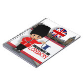 私はロンドンのノートに旅しました ノートブック (左側)