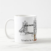 私はロンドンのマグにむしろあります コーヒーマグカップ (左)