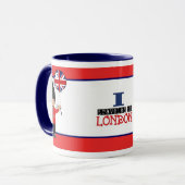 私はロンドンのマグに旅しました マグカップ (正面左)