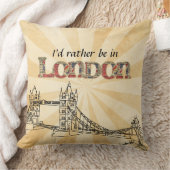 私はロンドンの装飾用クッションにむしろあります クッション (ブランケット)