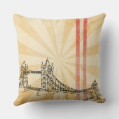 私はロンドンの装飾用クッションにむしろあります クッション (裏面)