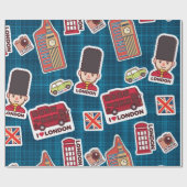 私はロンドンを愛している ラッピングペーパー (フラット)