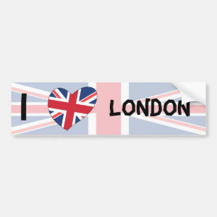 私はロンドンを愛します バンパーステッカー