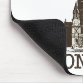 私はロンドンを愛します マウスパッド (コーナー)