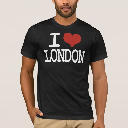 私はロンドンを愛します Tシャツ (正面)
