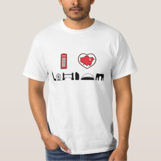 私はロンドンを愛します Tシャツ