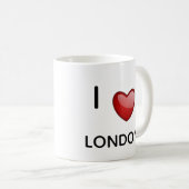 私はロンドンマグが大好き コーヒーマグカップ (正面右)