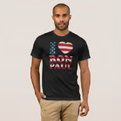 私はロン・ポールの旗を愛します Tシャツ (正面フル)