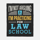私はロースクールで練習しているとは言っていない フリースブランケット (正面)