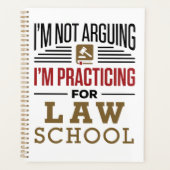 私はロースクールで練習しているとは言っていない プランナー手帳 (正面)