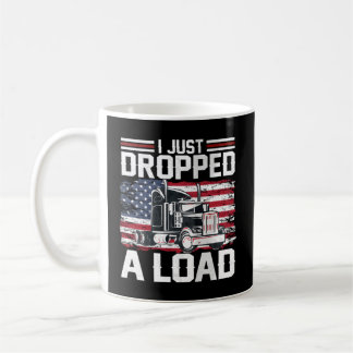 私はロードトラックのアメリカ国旗を降ろしただけだ コーヒーマグカップ