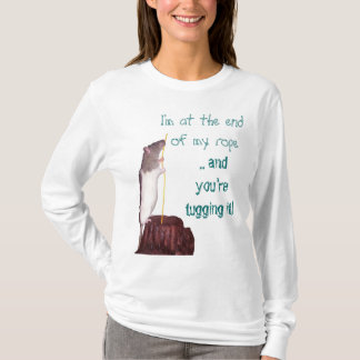 私はロープのTシャツの端にいる Tシャツ