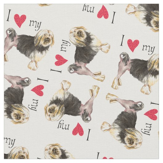 私はローヘンが大好き ファブリック (クローズアップ)