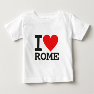 私はローマを愛している ベビーTシャツ