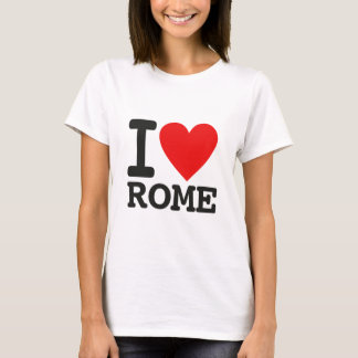 私はローマを愛している Tシャツ