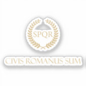 私はローマ人である – Civis Romanus Sum シール (正面)