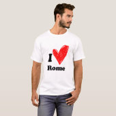私はローマTシャツが好きです Tシャツ (正面フル)