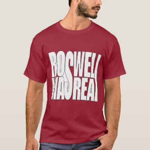 私はロ信じズウェルUFOのクラッシュTシャツで Tシャツ