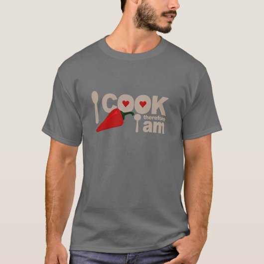 私はワイシャツを調理します-スタイル及び色を選んで下さい Tシャツ (正面)