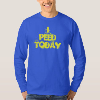 私はワイシャツ今日小便をしました Tシャツ