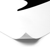 私はワインのポスターと料理が大好き ポスター (角)