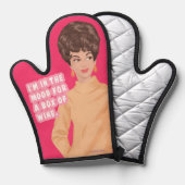 私はワインの箱を買う気分だ。 鍋つかみ (正面/裏面)