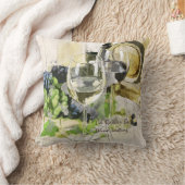 私はワインの試飲をしたい。ワイン好き クッション (ブランケット)