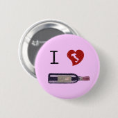 私はワインを愛します 缶バッジ (正面&裏面)