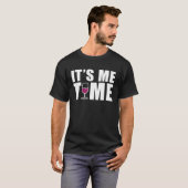 私はワインを飲む時間だ Tシャツ (正面フル)