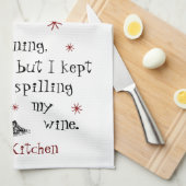 私はワインランニングの引用文のキッチンタオルを試した キッチンタオル (四つ折り)