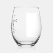 私はワインランニングの引用文をおもしろい試した ステムなしワイングラス (左)