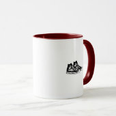 私はワインランニングの引用文をおもしろい試した マグカップ (正面右)