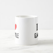 私はワカモレが大好き コーヒーマグカップ (中央)
