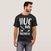 私はワクチン接種されたコロナウイルスの世界的流行病である私を抱擁 Tシャツ (正面フル)