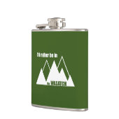 私はワサッチの山の中にいるほうがいい フラスク (左)