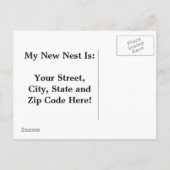 私はワシを動かした 案内ポストカード (裏面)