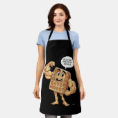 私はワッフルのためにここにいる エプロン (着用した状態)