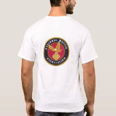 私はワッフルを愛します Tシャツ (裏面)