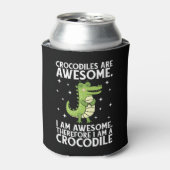 私はワニ素晴らしルおもしろいワニ 缶クーラー (缶正面)